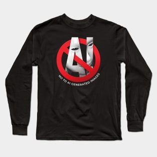 No AI Long Sleeve T-Shirt